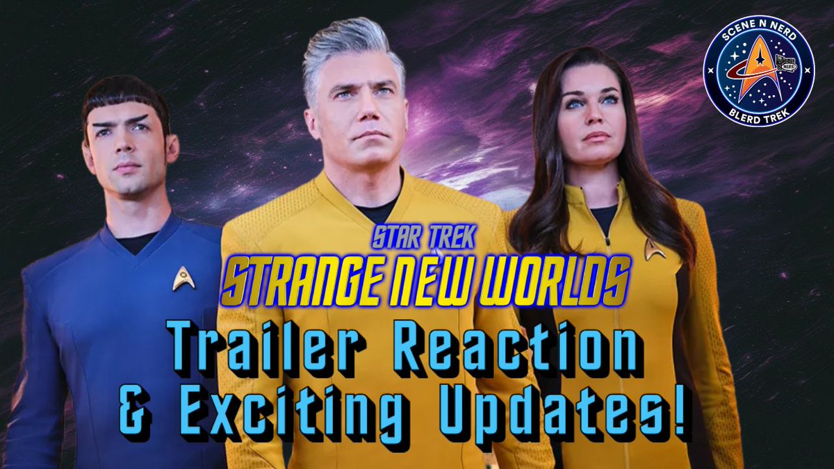 🚀 The wait is almost over! Season 3 of "Strange New Worlds" premieres on July 17th! Check out our latest episode where we break down the trailer and episode titles. What are you most excited for? #StarTrek #StrangeNewWorlds 
youtu.be/jkpviHoqhUY