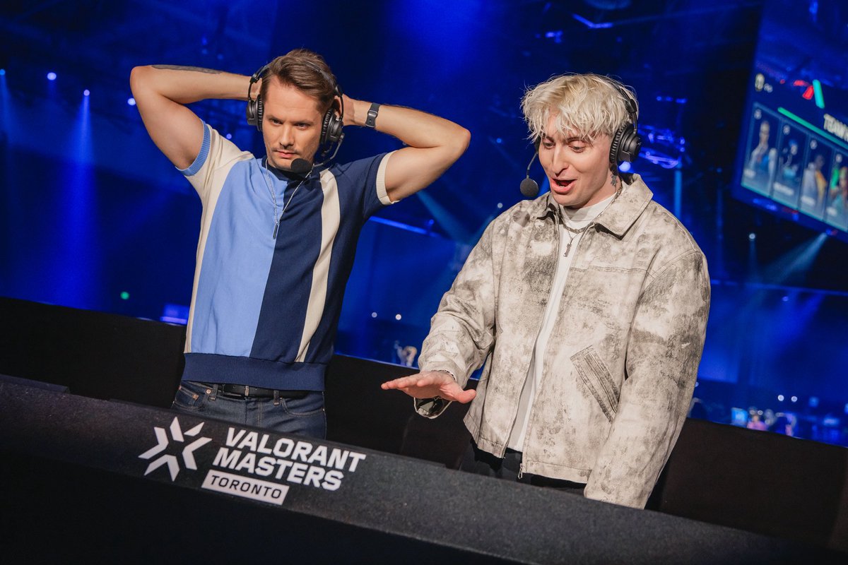 what an opening day here at #VALORANTMasters Toronto 

I’ve now undergone my PRX initiation and am still alive so we go again tomorrow

📸: <a href="/stefanwisnoski/">Stefan 🐕📸</a>