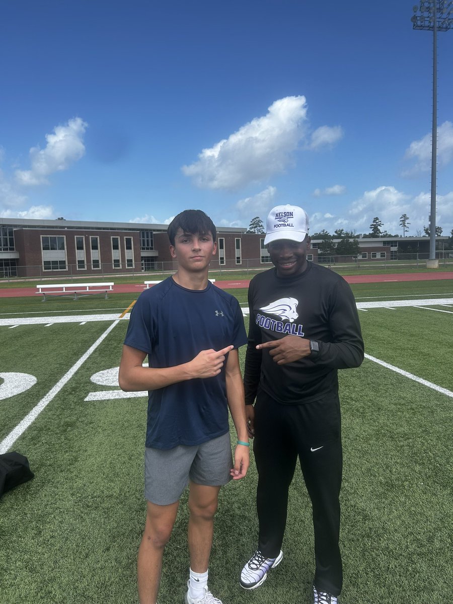 JacksonDiaz2028's tweet photo. I had a great time competing at the Nelson University Camp 🏕️ 
@jaylonjackson10 @Coach_MacSAGU @Garrison_Oline @PHS_Spartans @CoachRicketts92 https://t.co/v5HcXgKpGD
