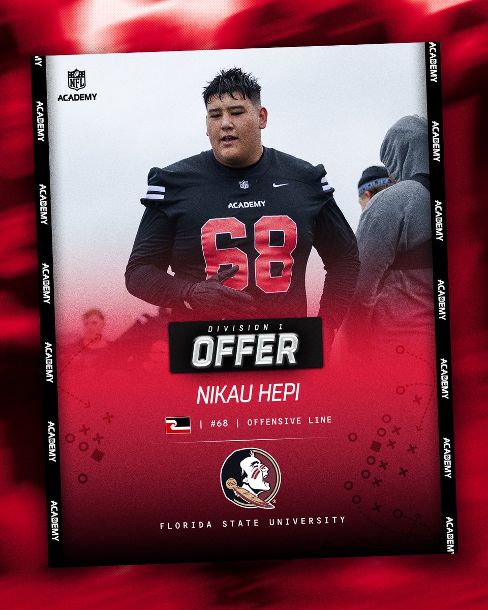 NFLAcademy's tweet photo. Let’s gooo! 🙌 Congratulations @nikaunflacademy on your offer from Florida State University! https://t.co/xjN6KpITM7