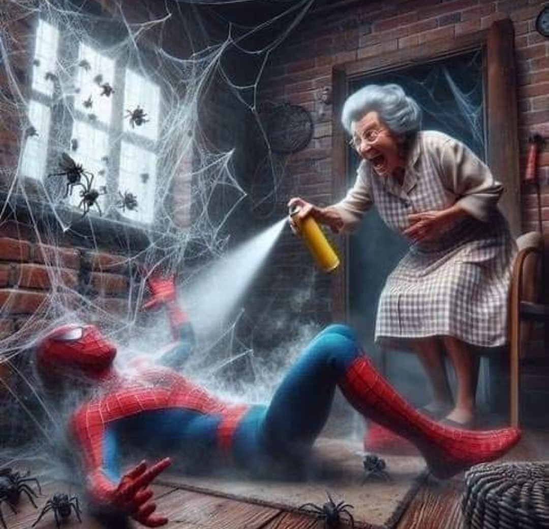 Another damn spider that thought he was gonna take up residence in my house!!
It ain't happening!!🚫