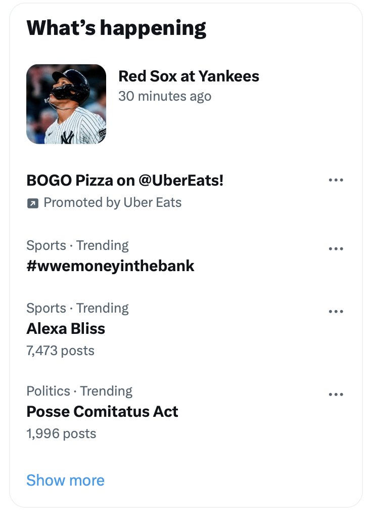 khr12310's tweet photo. @AlexaBliss_WWE top trending yet again with absolutely nothing to show for it. @WWE continues to use her to help sell top PLE matches but then never rewards her when she continues to put other people over time &amp; time again &amp; make them a ton of money. @TripleH @TKOGrp have no clue https://t.co/A0LDZRpQeG