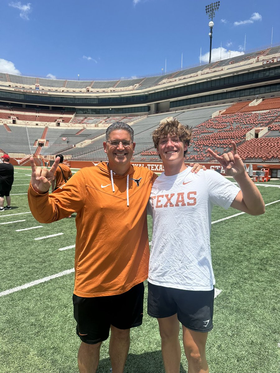 Will Reilly (@willreillykicks) on Twitter photo Great experience at the <a href="/TexasFootball/">Texas Football</a> specialist showcase. Made it to the semifinals in field goal competition. <a href="/CoachJeffBanks/">Jeff Banks</a> #hookem 🤘
<a href="/CoachCantrell22/">Edward Cantrell</a> <a href="/sashighlanderfb/">St. Andrew’s Football</a> Great experience at the <a href="/TexasFootball/">Texas Football</a> specialist showcase. Made it to the semifinals in field goal competition. <a href="/CoachJeffBanks/">Jeff Banks</a> #hookem 🤘
<a href="/CoachCantrell22/">Edward Cantrell</a> <a href="/sashighlanderfb/">St. Andrew’s Football</a>