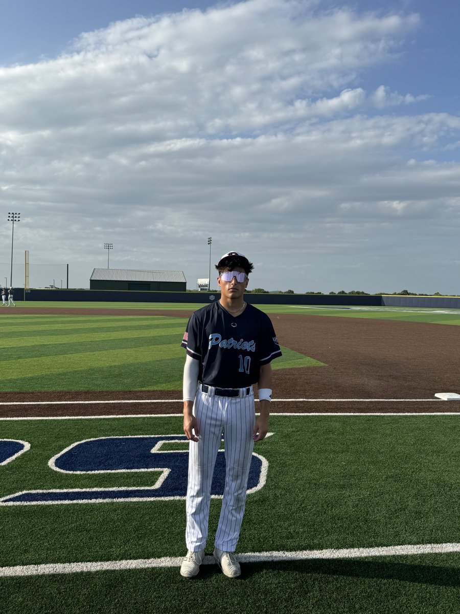 ✭Five Tool Texas✭ (@fivetooltexas) on Twitter photo F: <a href="/DallasPatriots/">Dallas Patriots</a> 2025 8, Dallas Mustangs Gilbreath 0
PoG: <a href="/AshtonYbarra13/">Ashton Ybarra</a> 3-3, 2B, RBI, R
Pitcher: <a href="/Nolan_Hable8/">Nolan Hable</a> 4 IP, 6 K, 0 ER, 2 H F: <a href="/DallasPatriots/">Dallas Patriots</a> 2025 8, Dallas Mustangs Gilbreath 0
PoG: <a href="/AshtonYbarra13/">Ashton Ybarra</a> 3-3, 2B, RBI, R
Pitcher: <a href="/Nolan_Hable8/">Nolan Hable</a> 4 IP, 6 K, 0 ER, 2 H