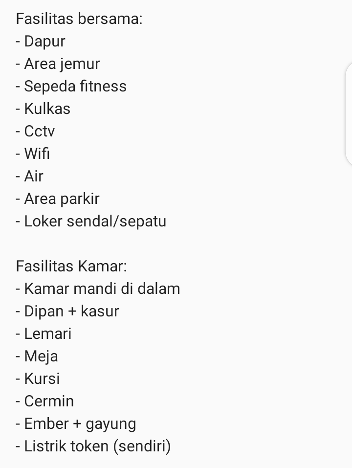 troysterritory's tweet photo. hii aku ada info kosan UPI di Geger Arum (kosan ini udh aku dp tpi gk jadi aku ambil) 🥲😭
untuk 14 juni, bisa perbulan atau pertahun ((perbulannya under 1jt)) 
ini fasilitas kosannya..

kos upi geger arum geger kalong https://t.co/C2ZwBUqwy1
