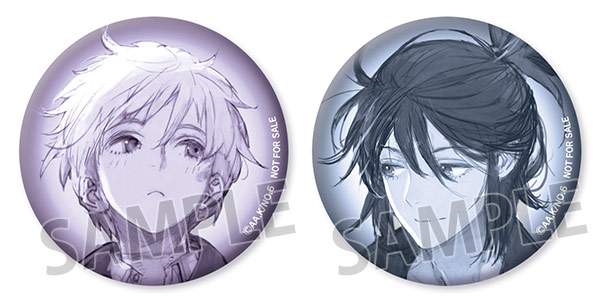 NO.6　特典バッジ　ネズミ　紫苑　各3個　ノイタミナ NO.6 ナンバーシックス 特典 缶バッジ ノイタミナ 紫苑 ネズミ 4