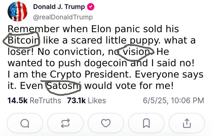 Thanks Trump for you hidden message. ⏳️