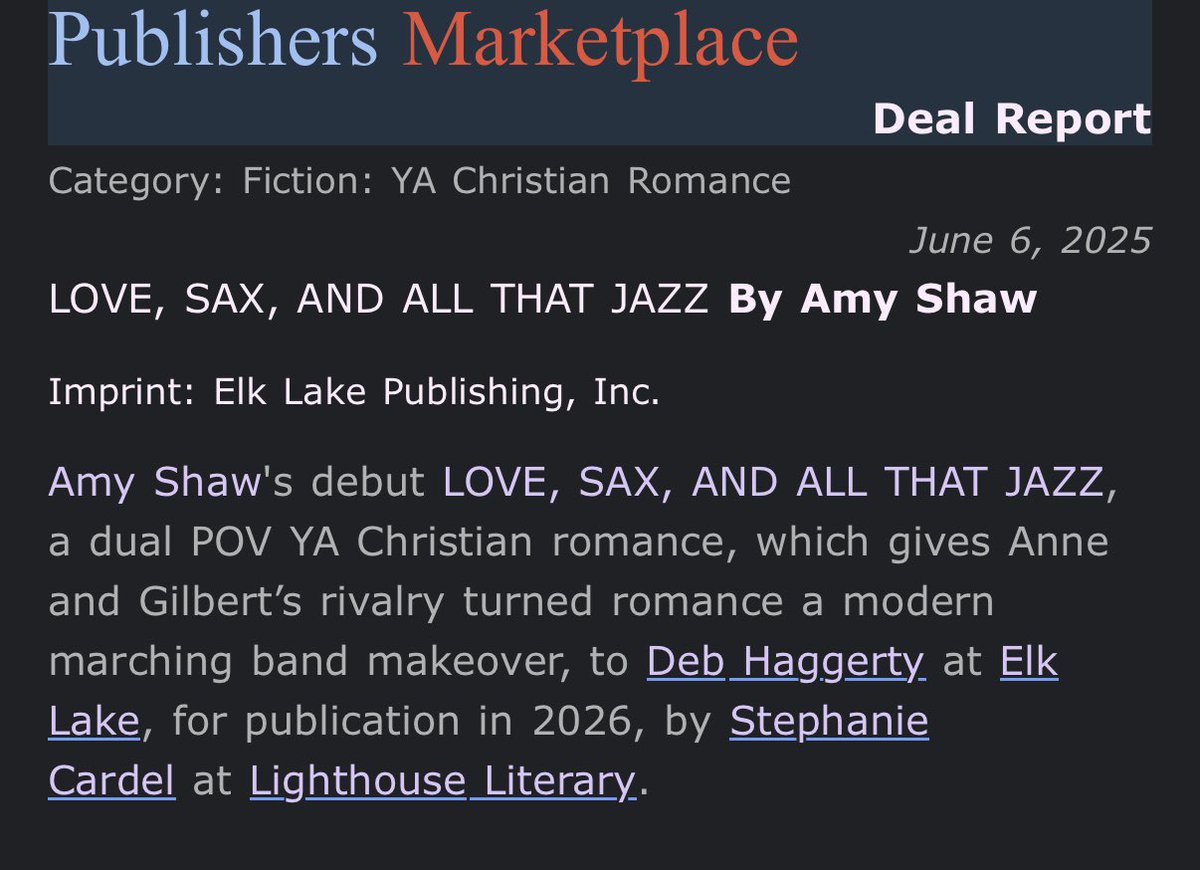 acshawYA's tweet image. It’s happening! My YA debut is going to be published!
