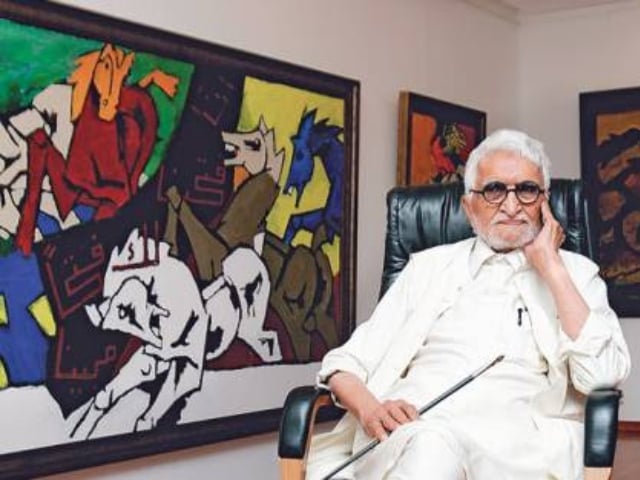“Holding an auction of these 25 paintings is tantamount to indirectly supporting his previous anti-national and anti-social acts. 

Glorifying such individuals under the guise of “artistic freedom” is unacceptable. 
#Stop_Husain_Art_Auction
"M F Husain"