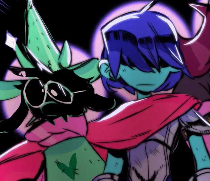 Dug up my old deltarune art from 2018 and 2021 omg