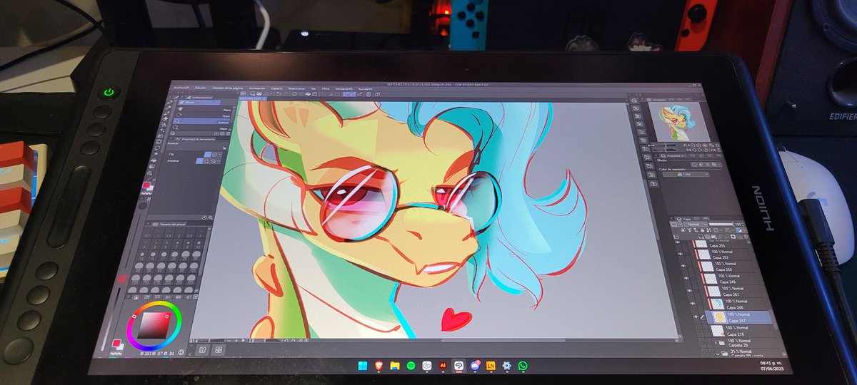 Coms at night.