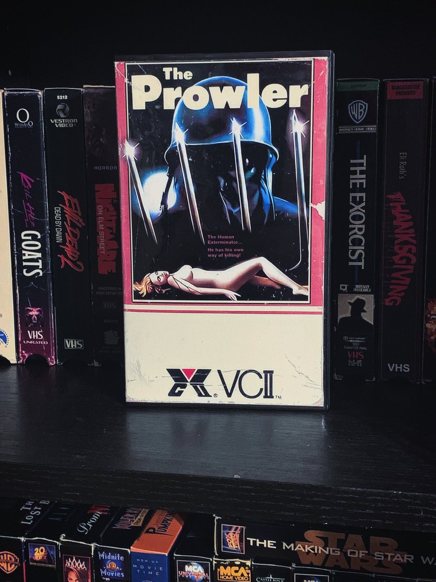 Added this classic horror slasher to my VHS collection!! 
Saturday Night Film!!
#theprowler1981 #horrorfan #horrorslasher