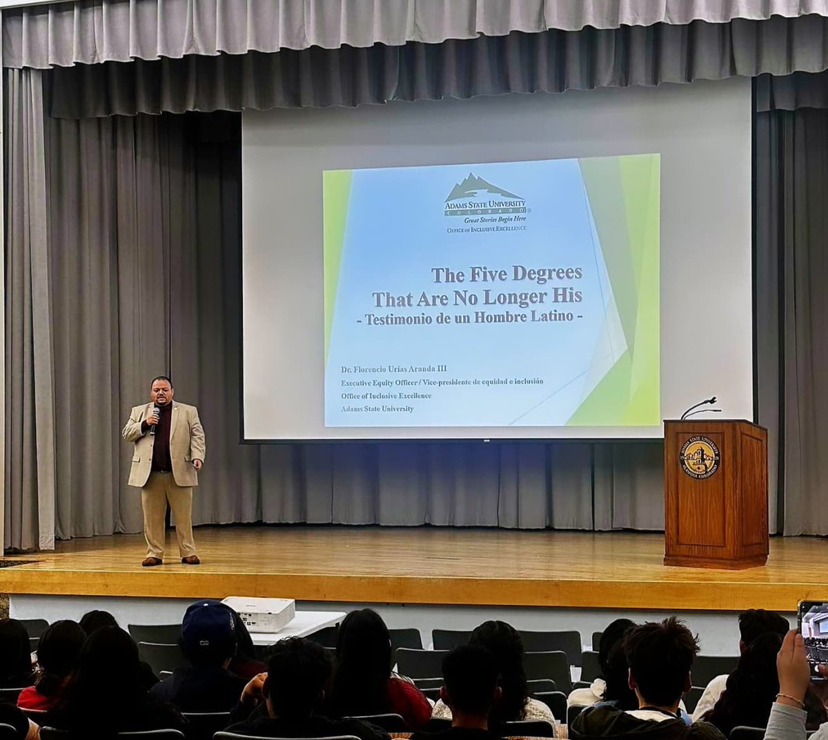 Such a beautiful, heartfelt, and inspiring opportunity to keynote at the 2025 Southwest Migrant Youth Leadership Institute STEAM Academy.

Special thanks to the <a href="/adamsstate/">Adams State</a> Migrant Education Program  &amp; <a href="/CAMPatASU/">CAMP@ASU</a> for this blessed opportunity!

💚🐻🤍

#DrFlorencioUArandaIII