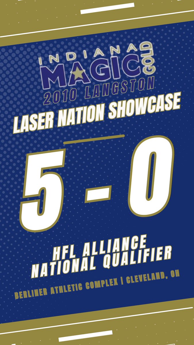 Indiana Magic Gold 2010 Langston (@img2010langston) on Twitter photo Bracket Game 1 in the books with another WIN!!! Onward we move to championship Sunday at <a href="/LaserShowcase/">Laser Nation Showcase</a> with a 5-0 record!!!!! These girls have put on a great show….time to finish strong!!!! <a href="/kastarr11/">kevin starr</a> <a href="/OliviaStarr2010/">Olivia Starr</a> <a href="/Ava_12_2029/">Ava Lapenta</a> <a href="/Delaney_05_2028/">Delaney Robinson</a> <a href="/ChloeJ_1011/">Chloe Junkersfeld</a> <a href="/MaddieC_2028/">Madison Campbell</a> Bracket Game 1 in the books with another WIN!!! Onward we move to championship Sunday at <a href="/LaserShowcase/">Laser Nation Showcase</a> with a 5-0 record!!!!! These girls have put on a great show….time to finish strong!!!! <a href="/kastarr11/">kevin starr</a> <a href="/OliviaStarr2010/">Olivia Starr</a> <a href="/Ava_12_2029/">Ava Lapenta</a> <a href="/Delaney_05_2028/">Delaney Robinson</a> <a href="/ChloeJ_1011/">Chloe Junkersfeld</a> <a href="/MaddieC_2028/">Madison Campbell</a>