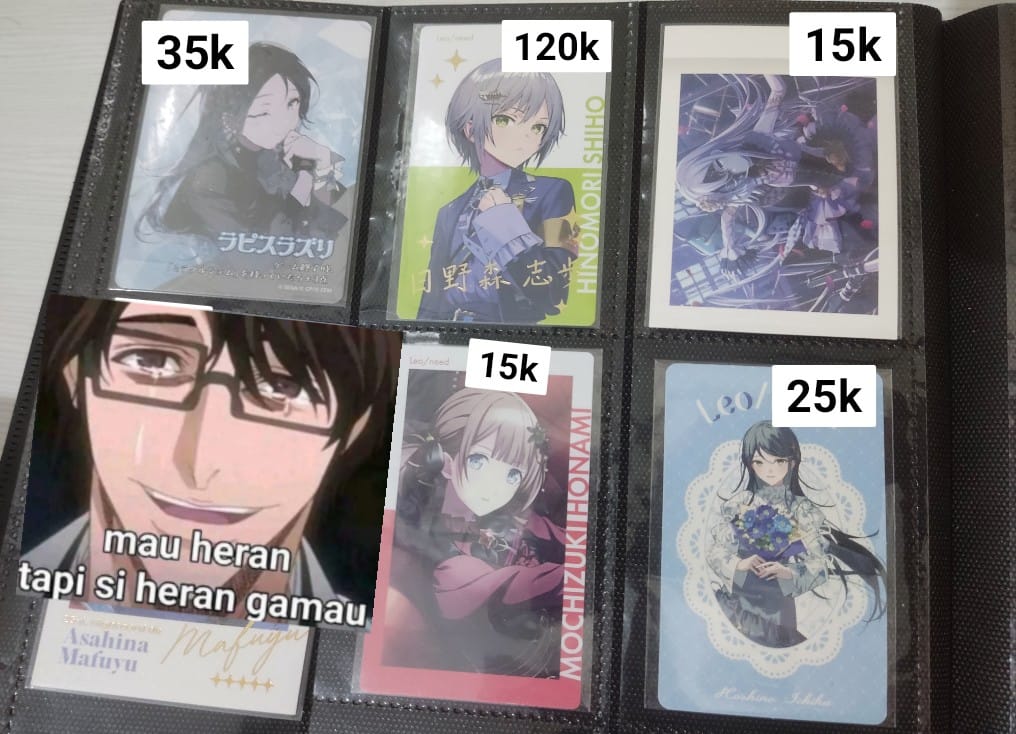 Update! Mafuyu knight sold ❌
Lain nya masih avail yaa

#warungprsk #warungpjsk #warungproseka #warunggame