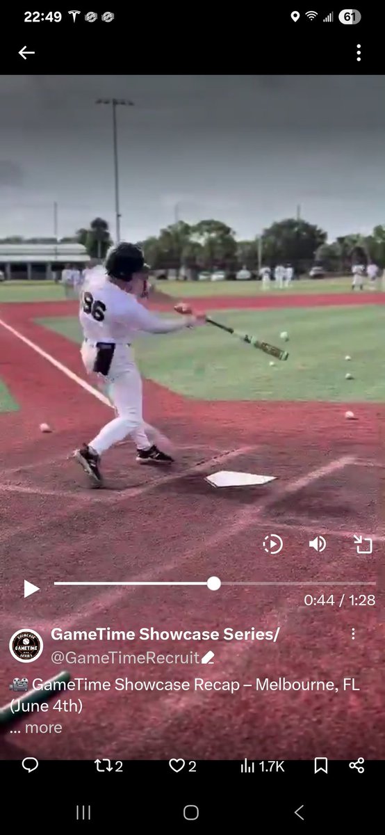 Thanks for the additional invite <a href="/GameTimeRecruit/">GameTime Showcase Series</a> to attend the June 18th showcase in Fairfax, VA. Hopefully the 🌧 will stay away for the day this time!  <a href="/_BeauBoyle/">Beau Boyle</a> <a href="/blanc_rick/">Rick Blanc</a> <a href="/prospuniverse/">Prospects Universe</a> <a href="/UBAuncommitted/">Uncommitted Baseball Athletes</a> <a href="/TopPreps/">TOP PREPS - SEARCH SPORTS NEWS & INTERVIEWS</a> <a href="/BUncommitted/">Baseball_Uncommitted</a> <a href="/carolinaducks/">Carolina Ducks</a> <a href="/QrRecruiter/">QR RECRUITER</a> <a href="/prospuniverse/">Prospects Universe</a>