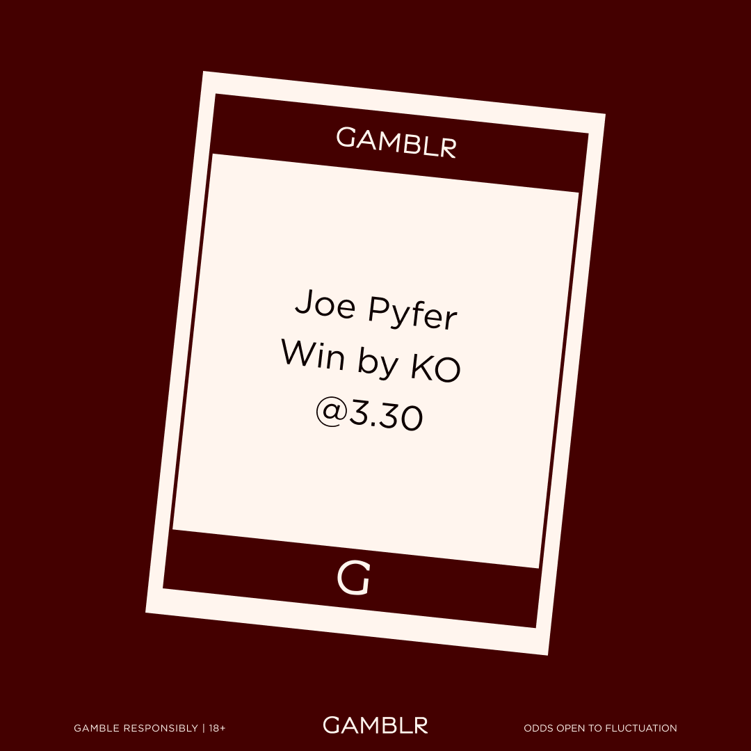 Gamblr_io's tweet photo. Will Joe Pyfer be like Joe Pyfer against Kelvin Gastelum tonight? 🥊

Bet on #UFC316 with Gamblr tonight! 💰 https://t.co/4uwTbbQwTG