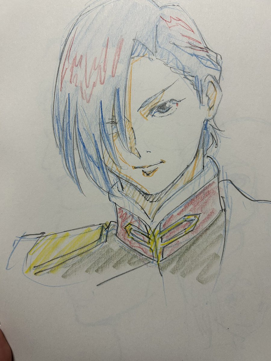 同じラクガキ帳にはガンダムWキャラがたくさん描かれてた
多分、MXで再放送していた時期なのかなあ 