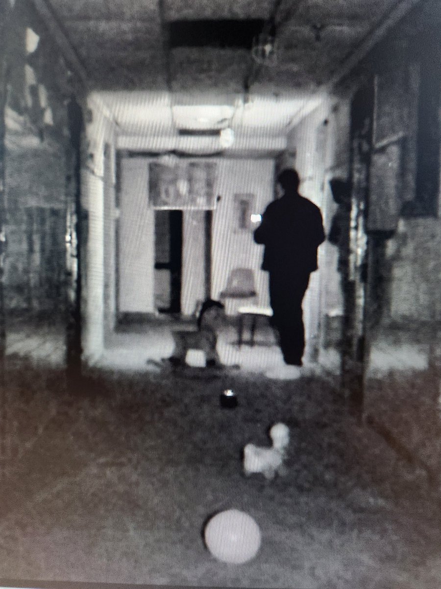 Trying to communicate with a little girl, who passed away from burns she received in a fire, during our investigation at the Old Hospital on College Hill.