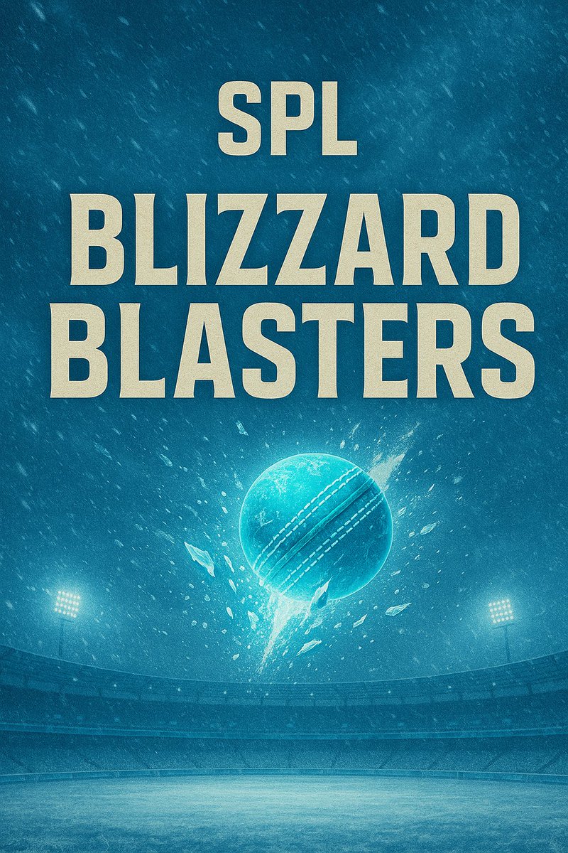 sahil28_2007's tweet photo. ❄️ BLIZZARD BLASTERS – GROUP 2 💥
🌪️ Cold minds. Explosive hands.
The 16 warriors of Group 2 are here to freeze the field and blast the scoreboard! 🧊🏏
They don’t melt under pressure — they turn it into an avalanche 🧨❄️
Welcome to the frost zone!
#BlizzardBlasters #SPLSeason2 https://t.co/JDq4mhF1KU