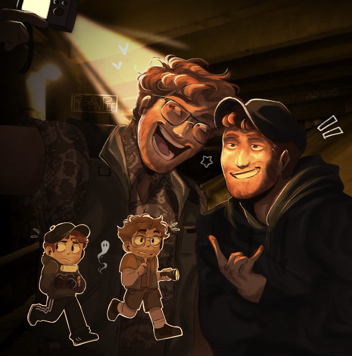 Dusting off Twitter to post my random sweet boys drawing from today- 
-
Literally had a dream I was in a haunted video w them like last night-
-
#fanart #sweetboys #garrettwatts #andrewsiwicki #Procreate <a href="/Garrett_Watts/">Garrett Watts</a> <a href="/AndrewSiwicki/">Andrew Siwicki</a>