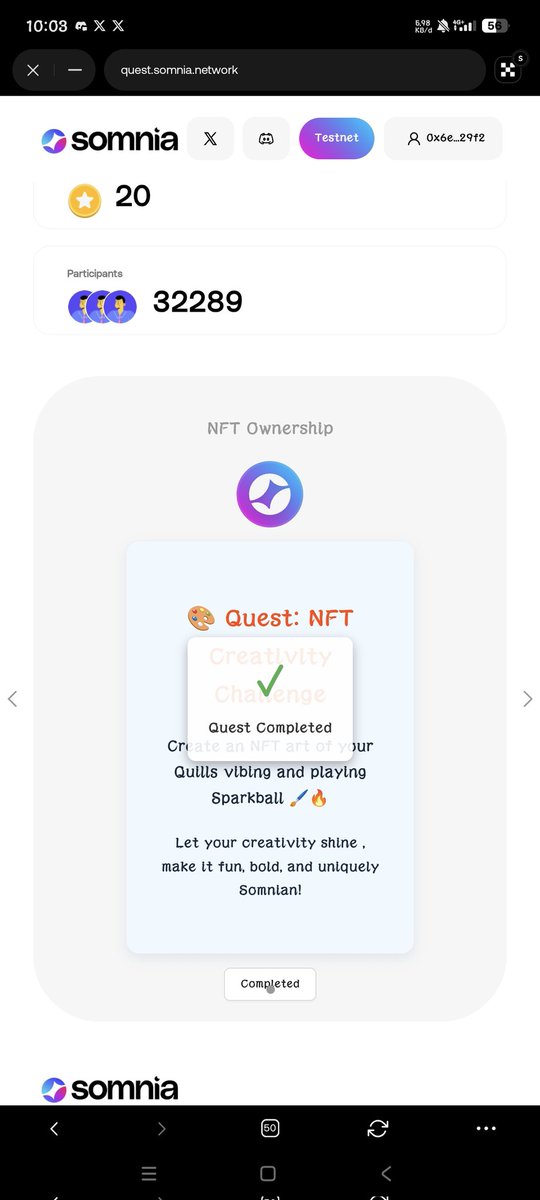 InesOktasa's tweet image. New Mission @Somnia_Network 
 ✅Create a NFT art of your Quills playing Sparkball
And don't forget to use the hashtag #Somball

#MasterCreator #SomniaCreator @OGSomniac @somniaGames_ @SomniaEco