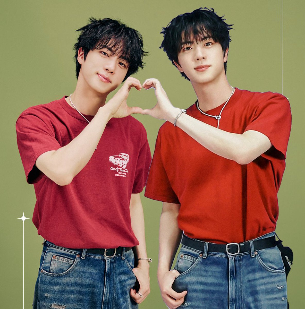 myno1jin's tweet photo. ♡♥ 진 x 진 ♡♥ https://t.co/cpnQuN5V3s