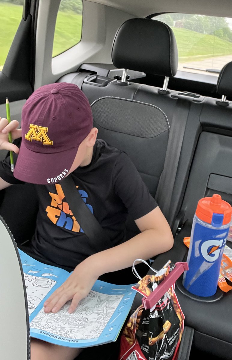 Assistant recruiting coordinator headed home from a day of recruiting #futuregophers〽️