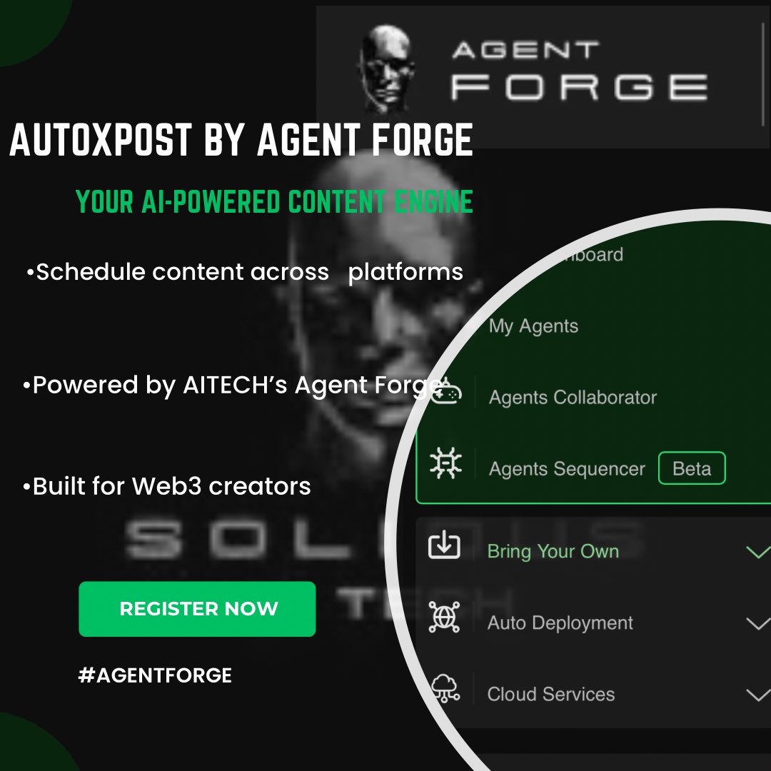 UgochukwuPhile2's tweet photo. Say goodbye to manual posting — #AutoXPost is a game-changer for creators &amp; projects in the AI + Web3 space.

I just automated my entire weekly content schedule with ease.
No stress. No missed posts. Pure efficiency.

Here’s why I’m loving it 👇
 #AITECH #AgentForge https://t.co/FDqZ5lyh90
