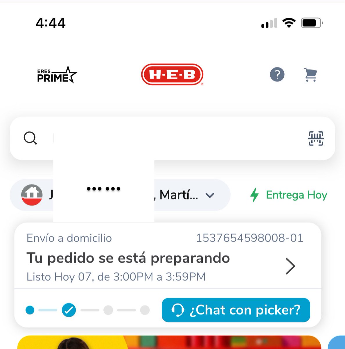 Por lo pronto ya no llego a la hora que indican… <a href="/HEB_mexico/">H-E-B México</a> <a href="/CONSAR_mx/">CONSAR</a> <a href="/CondusefMX/">CONDUSEF</a> 
Programado para llegar entre 3:00 y 3:59pm de hoy… 
Ya son las 4:44 pm

Espero que si llegue esta vez….