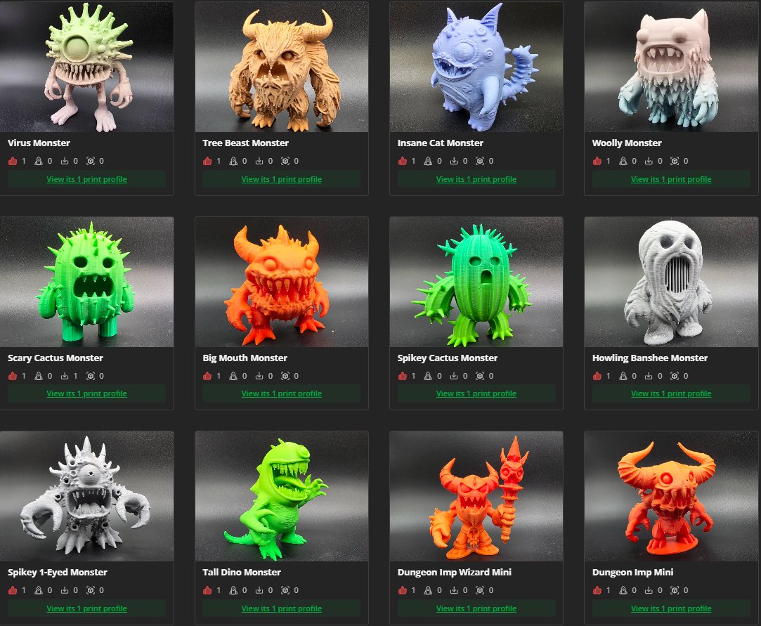 👹 My MONSTER MINI Collection is GROWING on MakerWorld! 🧙‍♂️ Check it out--> makerworld.com/en/collections… Adding lots more daily! #3dprinting #monsters #freemodels #scary #figurines #dnd #mobs #dragons #makerworld <a href="/BambulabGlobal/">Bambu Lab</a>