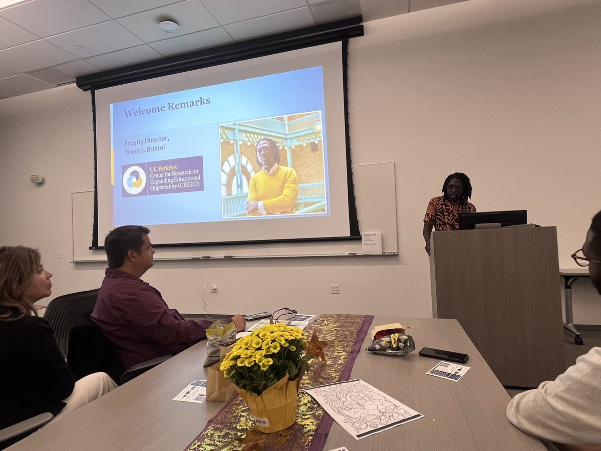 So excited to be at this event today. I have been working with UC Berkeley’s CREEO Team as an NBC Facilitator for Oakland USD teachers who are in their National Board journeys. So honored to be involved in this important work! <a href="/ucbcreeo/">UCBCREEO</a> <a href="/NBPTS/">National Board</a> <a href="/WeAreCTA/">California Teachers Association</a> <a href="/CADeptEd/">CA Department of Education</a>