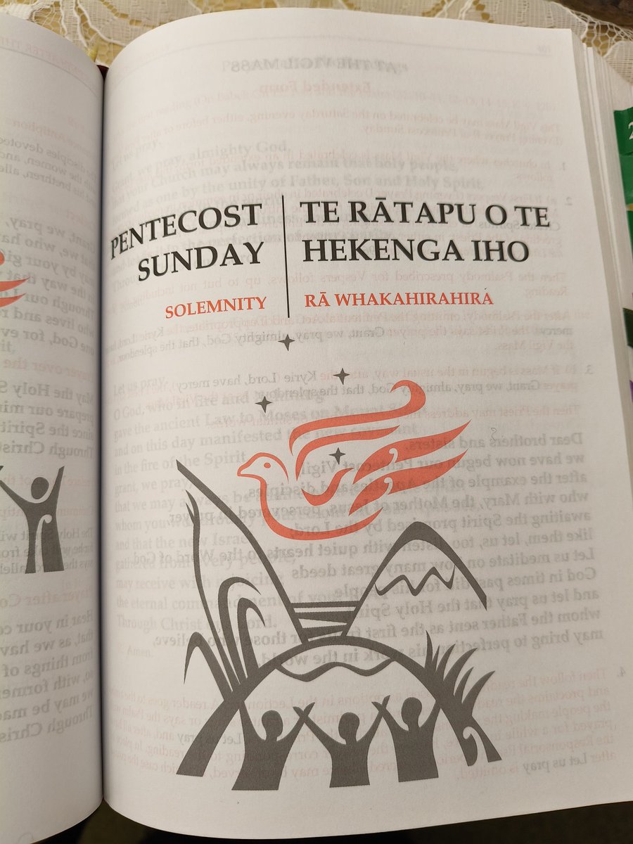 Pentecost, the joyful conclusion of the Season of Easter.
🔥🔥🔥🔥🔥🔥🔥

📷Roman Missal, NZ edn.