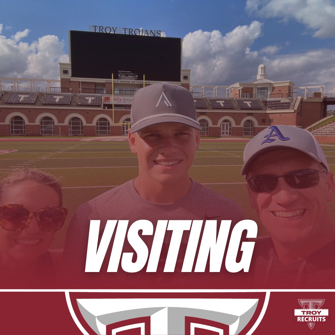 TroyReport (@troy_report) on Twitter photo BREAKING: C/O 2027 Troy Trojans @troytrojansfootball hosted 6’1 200lbs QB Cross Land <a href="/Cross_Land_5/">Cross Land †</a> from Auburn High School for a visit June 7th.
Land said "Thanks for having me down <a href="/TroyTrojansFB/">Troy Trojans Football 8x⚔️</a>. Lots of great conversation with the offensive staff. Good things happening at BREAKING: C/O 2027 Troy Trojans @troytrojansfootball hosted 6’1 200lbs QB Cross Land <a href="/Cross_Land_5/">Cross Land †</a> from Auburn High School for a visit June 7th.
Land said "Thanks for having me down <a href="/TroyTrojansFB/">Troy Trojans Football 8x⚔️</a>. Lots of great conversation with the offensive staff. Good things happening at