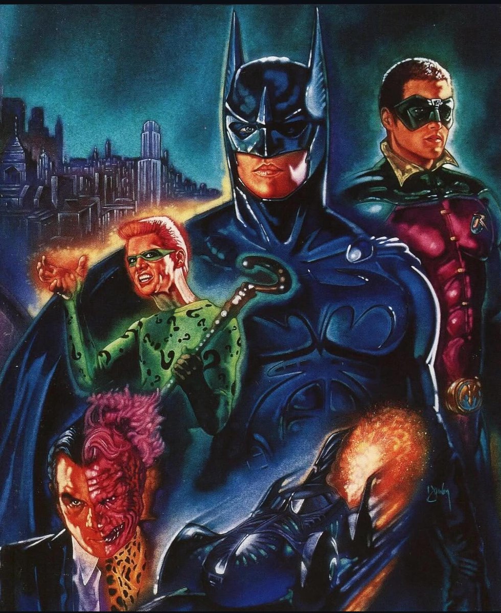 Batman Forever (1995) Art by John Hanley., image size:980x1200