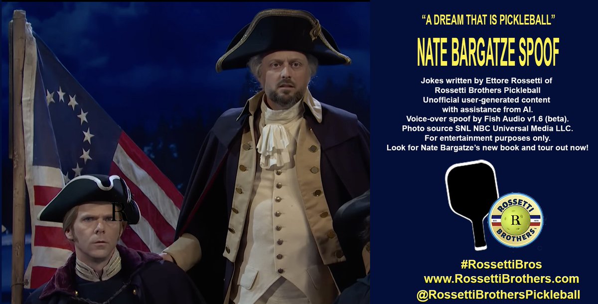 #pickleball: If you are a super fan of pickleball &amp; <a href="/natebargatze/">Nate Bargatze</a> like I am, you gotta watch this video. You're welcome! 🤣🤣🤣 youtube.com/video/WaT4LILi…