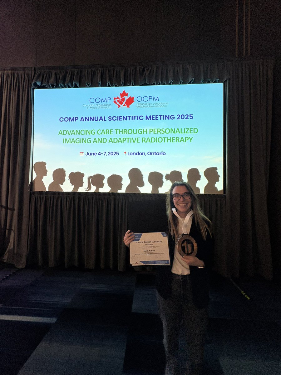 Wrapping up COMP With first place for my three minute thesis presentation and first place in the fun run (successful week of science and running, two of my favourite things)
