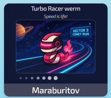 10 Blitz runs: complete ✅
Turbo racer werm: unlocked 🏎 

Love the new Blitz update on <a href="/werm_fun/">Werm</a>!