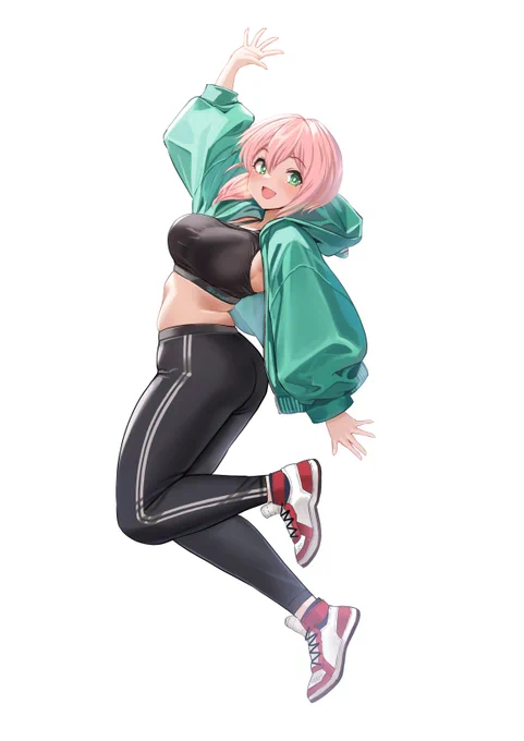 ka=L()さんとこのかえる子ちゃんのFAを描かせて頂きました!ぴょんぴょん
