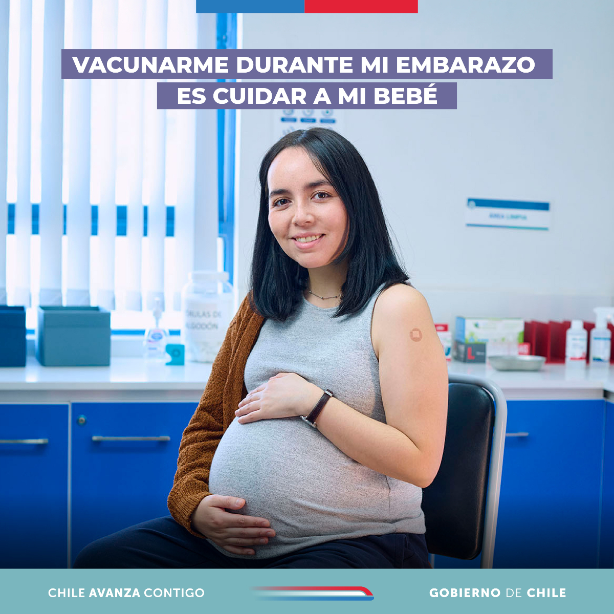 La influenza puede causar complicaciones durante tu embarazo. Vacúnate, protege tu salud y la de tu bebé.

Encuentra el punto de vacunación más cercano en mevacuno.cl

#TodosPorLaVacunación