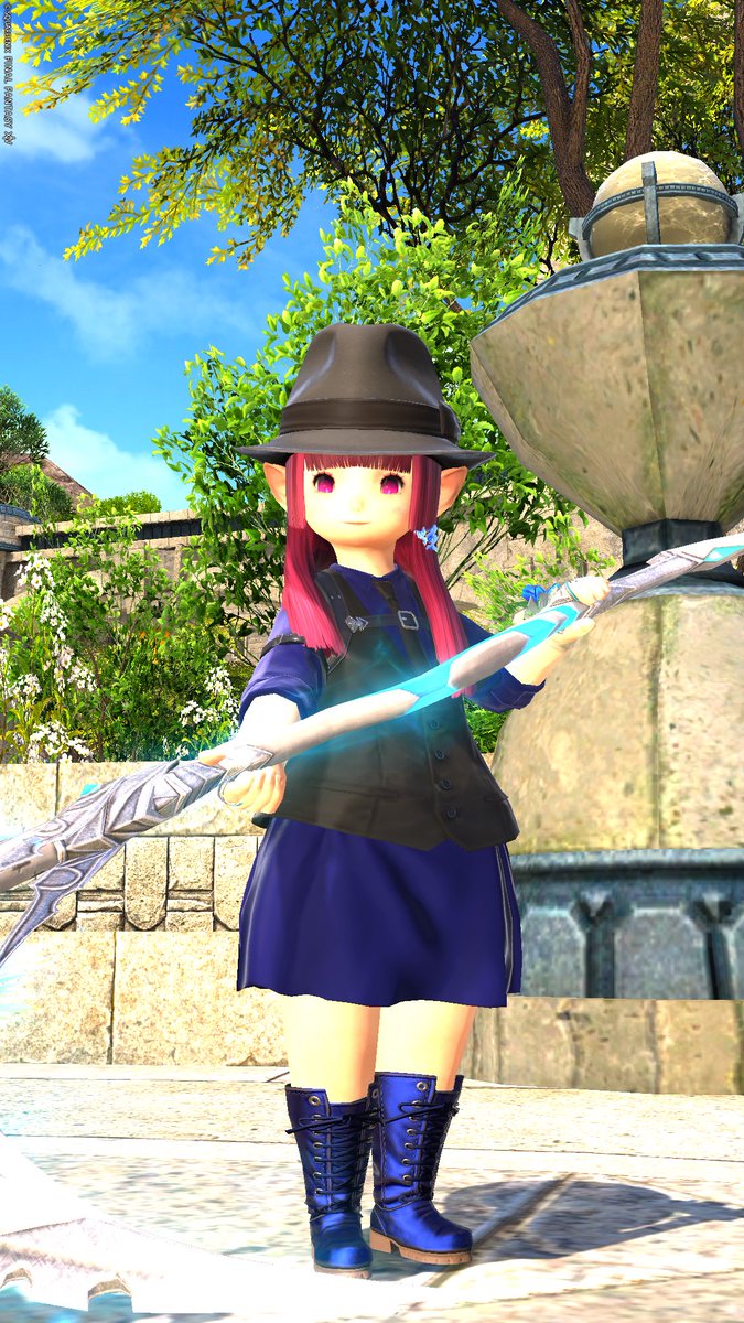 おはようございます☀️
こちらは新生pvpチーム、
Blue Roseのユニフォームです🥳🫶
個性豊かなメンバー達と、楽しく活動しています！🔥💪
 #ff14  #おはララ   #クリコン