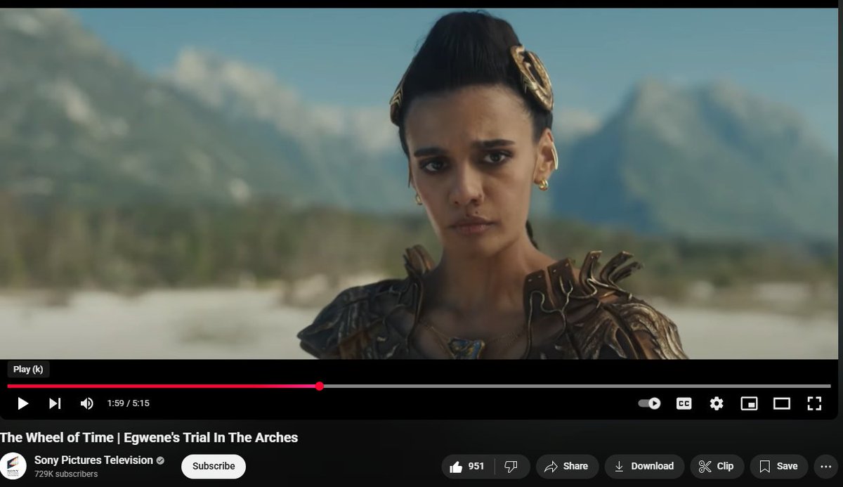 Looks like <a href="/SPTV/">Sony Pictures Television 📺</a>  just put out a new clip from #TheWheelOfTime. You know what to do, #TwitterOfTime! #SaveWOT 

(link in next post for algo)