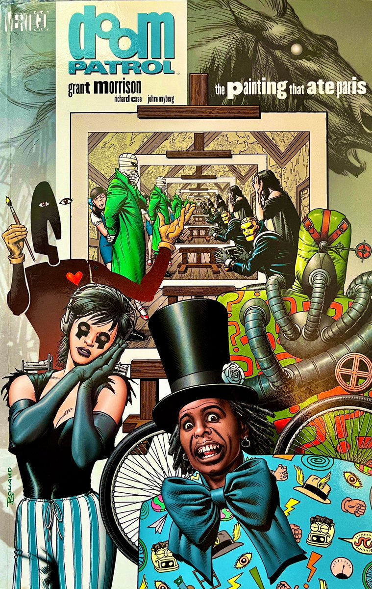 drank__sinatra's tweet photo. Massive re-reading of @grantmorrison @rhomzombus excellent Doom Patrol now onto Vol. 2 #comics #doompatrol #vertigo @vertigo_comics #comicstwitter https://t.co/XIFX0Tnxs2
