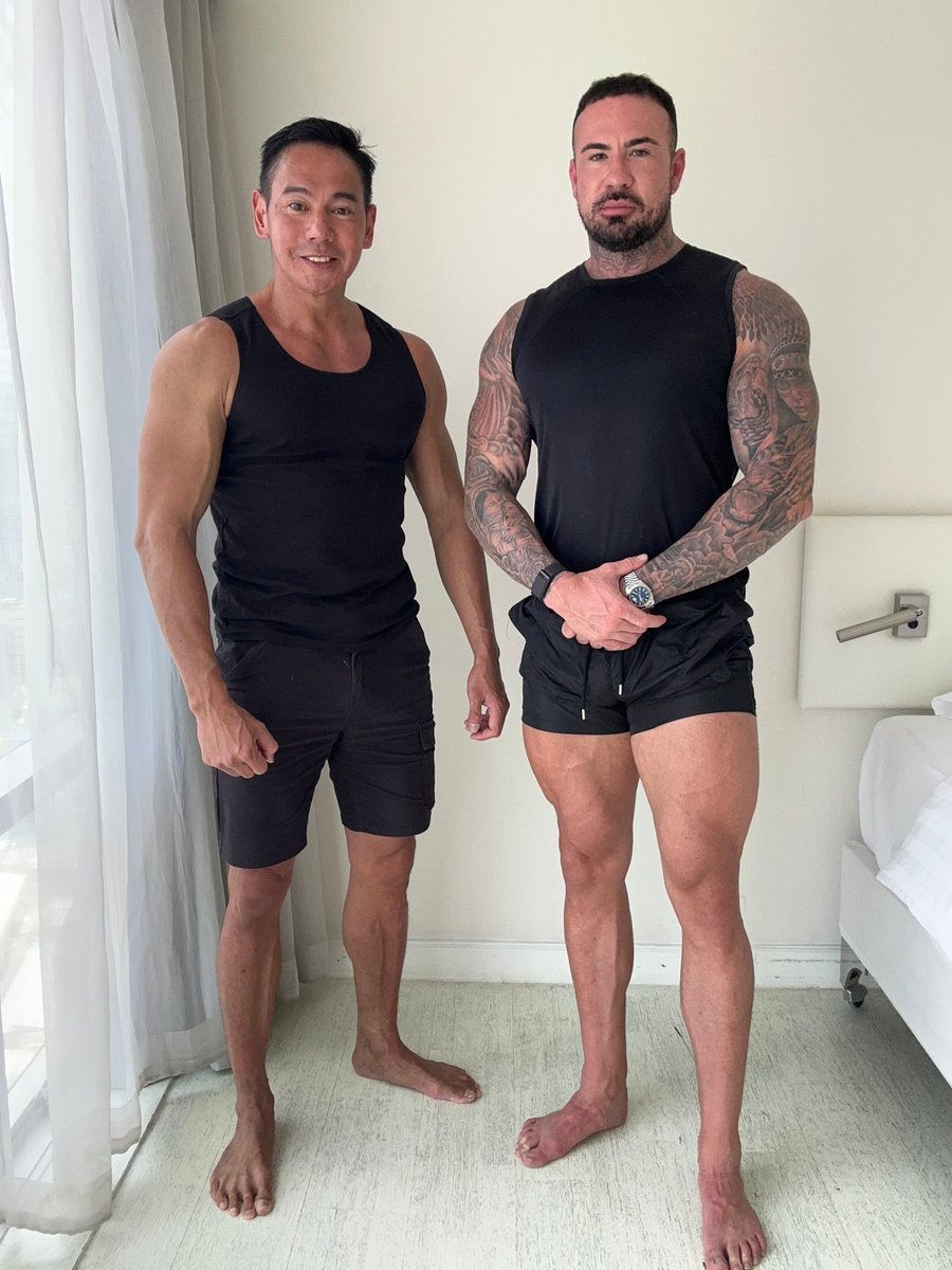 RYUJI (@ryuuji_suzuki) on Twitter photo Collaboration with massive straight guy Luke <a href="/lukelongwoodxxx/">Luke Longwood</a>
If you could imagine I`m 185 cms & 93 kgs and beside him I look so small, that's how massive he is and you've never seen what's down there yet, watch out for our video soon!
Follow him at:
LUKE: Collaboration with massive straight guy Luke <a href="/lukelongwoodxxx/">Luke Longwood</a>
If you could imagine I`m 185 cms & 93 kgs and beside him I look so small, that's how massive he is and you've never seen what's down there yet, watch out for our video soon!
Follow him at:
LUKE: