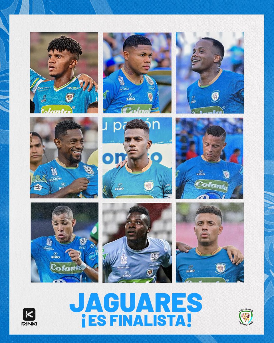 ¡𝑭𝑰𝑵𝑨𝑳𝑰𝑺𝑻𝑨𝑨𝑨𝑨𝑺! 🏆🔛

Fanki felicita a Jaguares de Córdoba por el paso a la final del Torneo BetPlay DIMAYOR I-2025 😄👌

#FankiMiLlave🔑