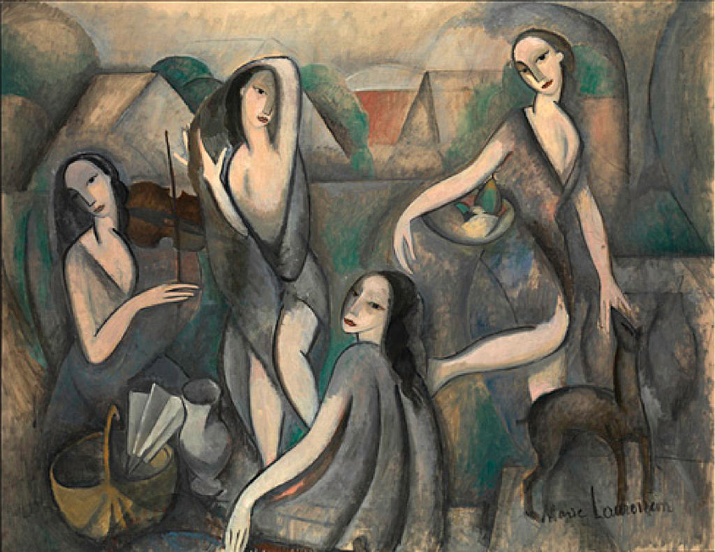 🎨 #MarieLaurencin, French painter, #DOTD 8 June 1956. #Art #Painting
