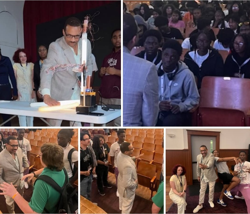 When properly motivated, the mind becomes an unlimited tool! I'm lecturing on the campus of Morehouse College discussing the topic:

Translational Physics: Biophysical Responses to Frequency Mechanics 

These young scholars were engaged, informed, and empowered! 

Recently, I was