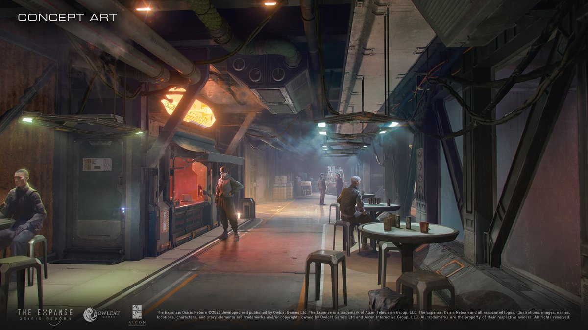 Excited about Owlcat's brand new sci-fi epic set in the world of The Expanse? Here's some cool concept art they've shared with the Owlmates!