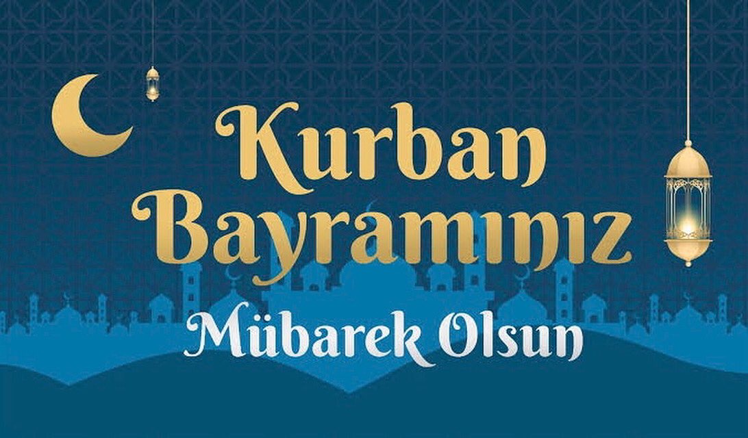 Yüce Allah’tan, bu mübarek bayramın İslam âleminin birlik ve beraberliğine vesile olmasını, tüm insanlığa barış, huzur getirmesini diliyorum.
Kurban Bayramınız Mübarek Olsun.