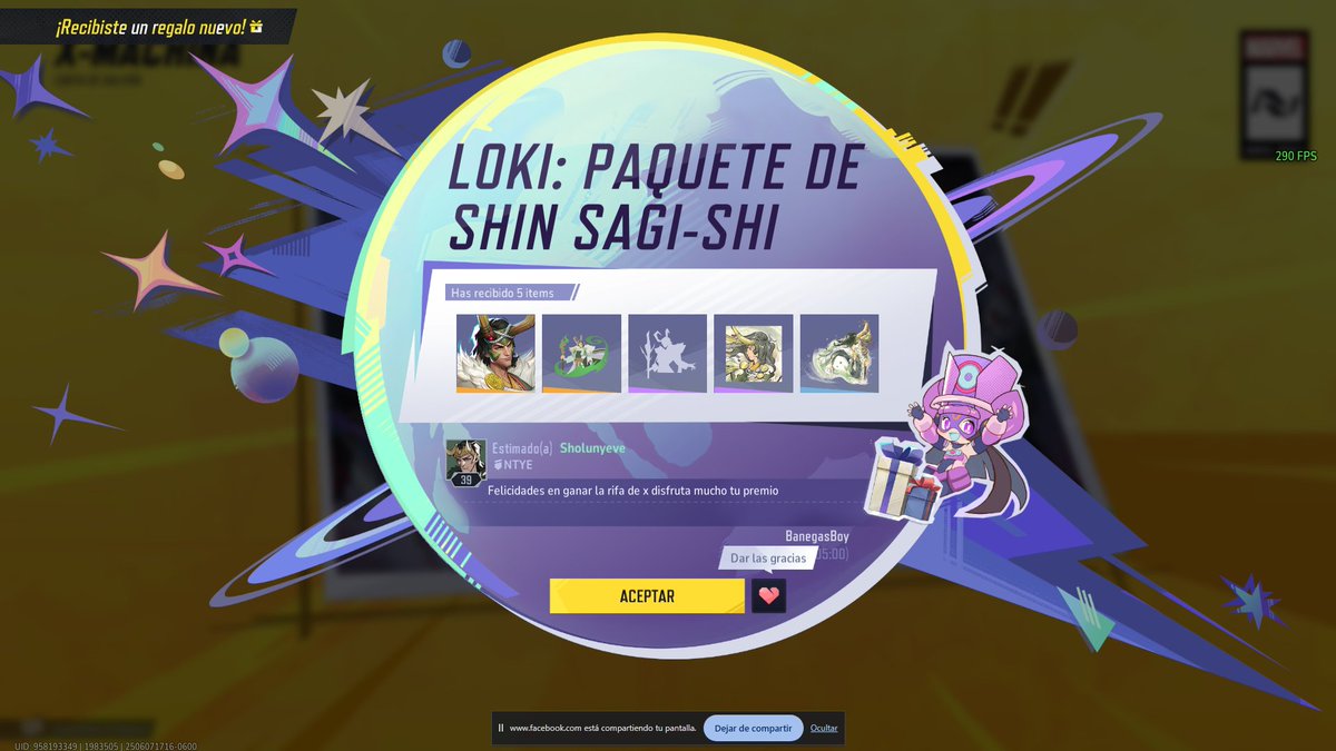 𝘼𝙞𝙙𝙚𝙚𝙠𝙤 (@aideeko_a) on Twitter photo Quiero agradecer a <a href="/BannergyRivals/">Bannergy | Marvel Rivals Latam</a> y a la <a href="/RaccoonLeague/">Raccoon League 🦝</a> por el increíble sorteo que hiceron y que elegí por esta maravillosa skin para mi solecito.
Siganlos que puedan financiar mas sorteos porque si cumplen 💚 Quiero agradecer a <a href="/BannergyRivals/">Bannergy | Marvel Rivals Latam</a> y a la <a href="/RaccoonLeague/">Raccoon League 🦝</a> por el increíble sorteo que hiceron y que elegí por esta maravillosa skin para mi solecito.
Siganlos que puedan financiar mas sorteos porque si cumplen 💚
